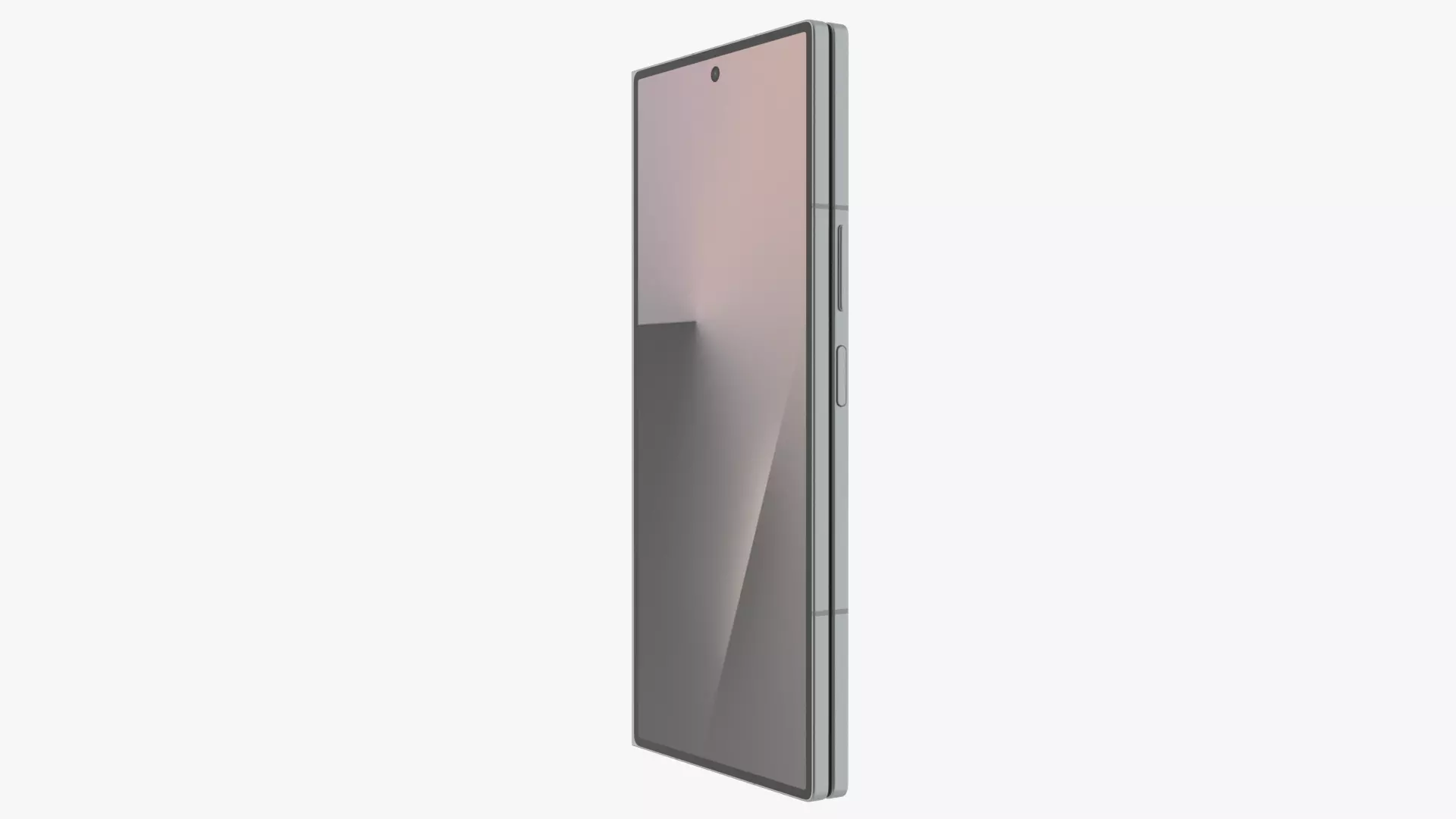 Samsung Galaxy Z Fold 7 Silver Shadow 3D model_5