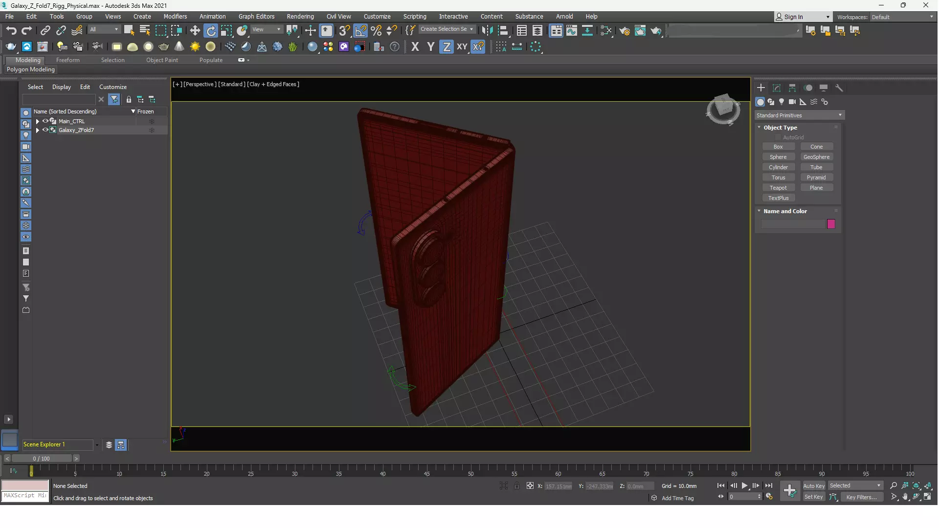 Samsung Galaxy Z Fold 7 Silver Shadow 3D model_12