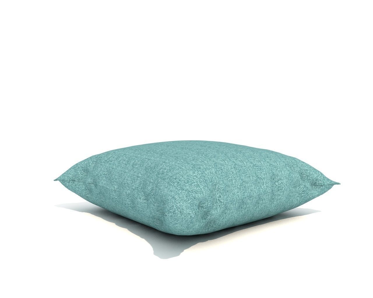 Square Pillow Free 3D model_1