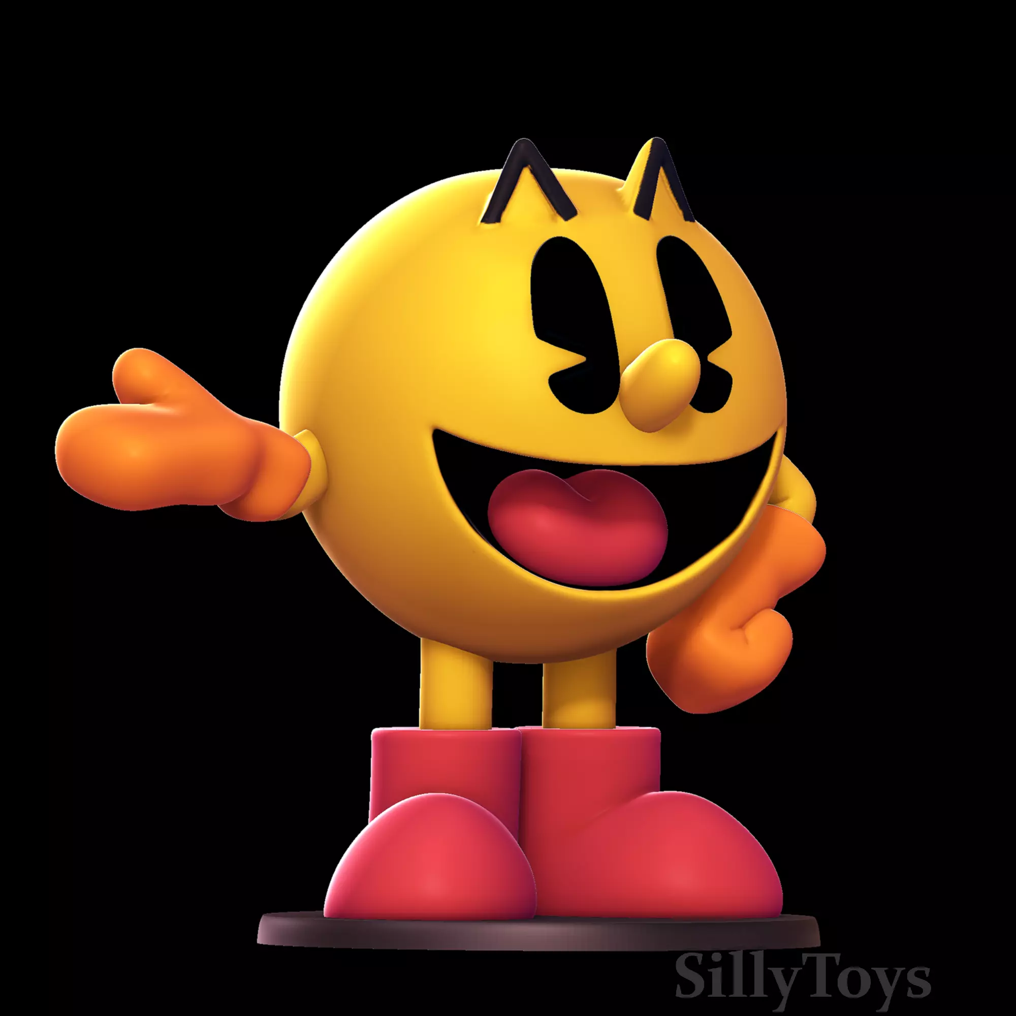 PAC-MAN 3D print model_1