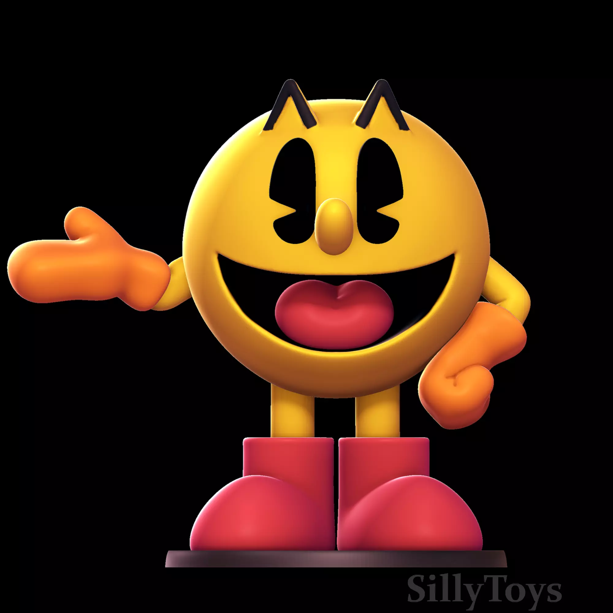 PAC-MAN 3D print model_0