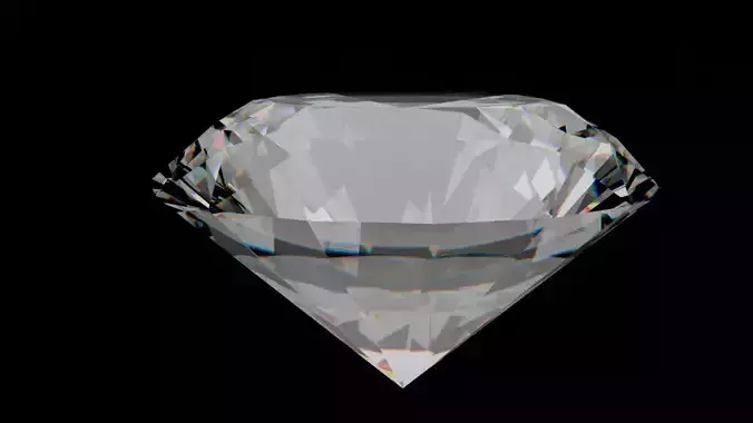 Diamond Low-poly 3D model