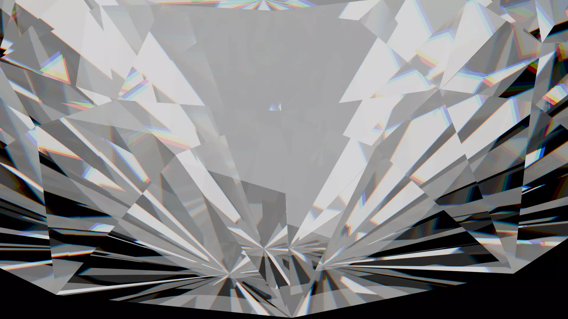 Diamond Low-poly 3D model_8