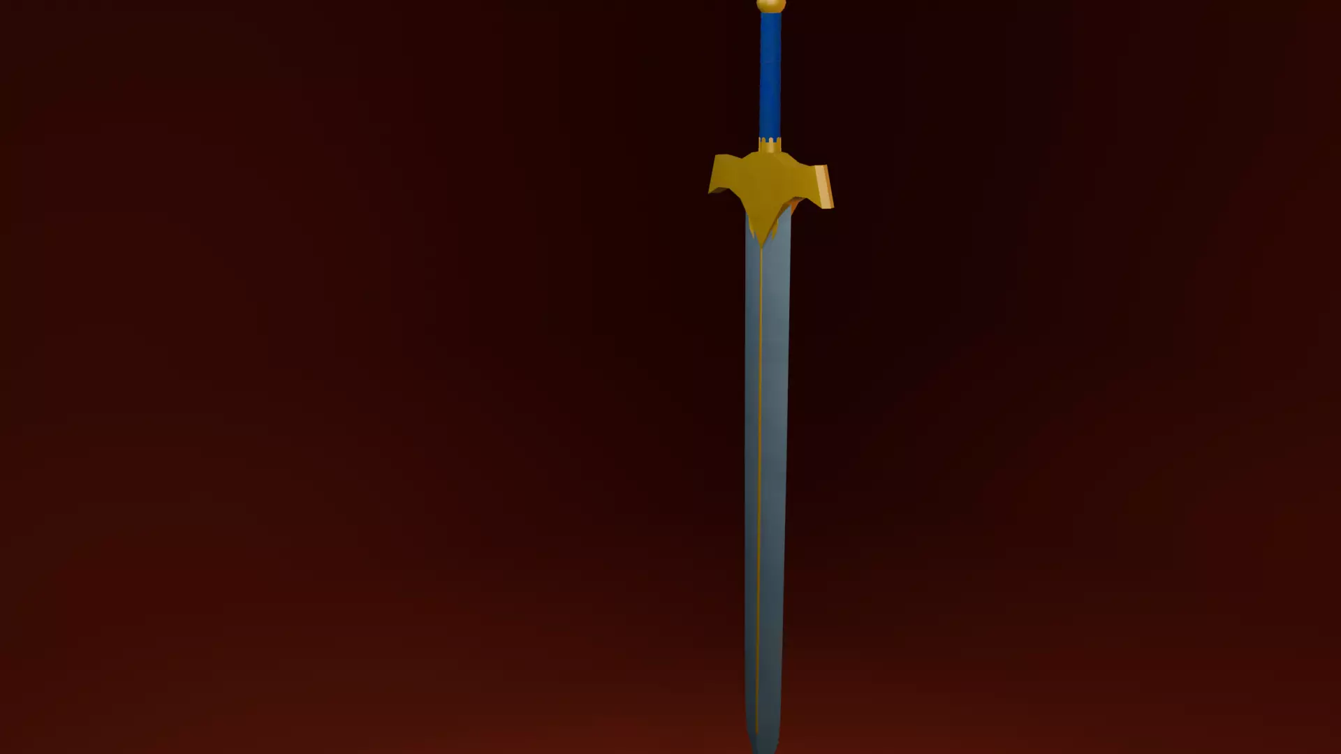 cartoon-sword-001 Free low-poly 3D model