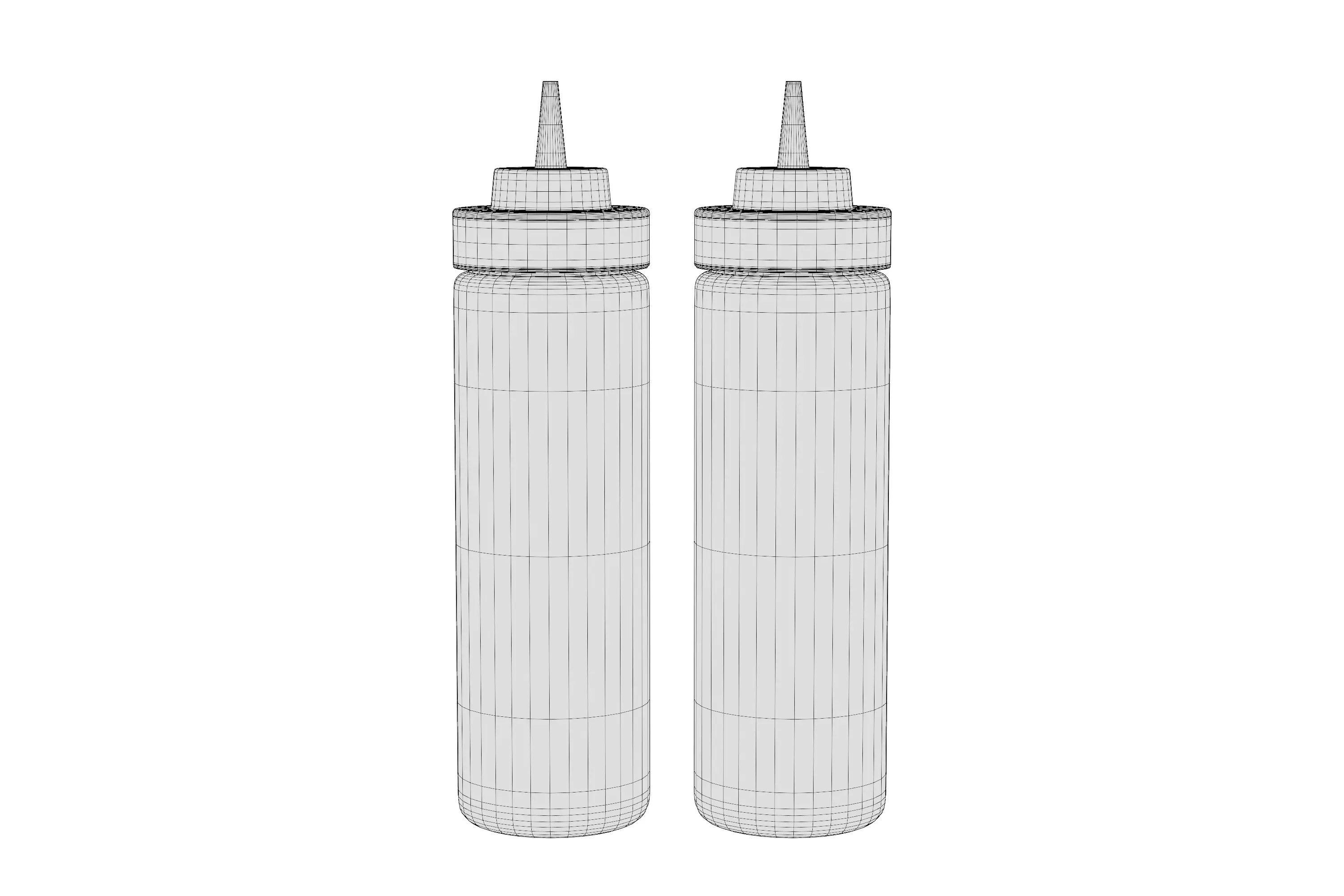 Ketchup Squeeze Bottle 3D model_4