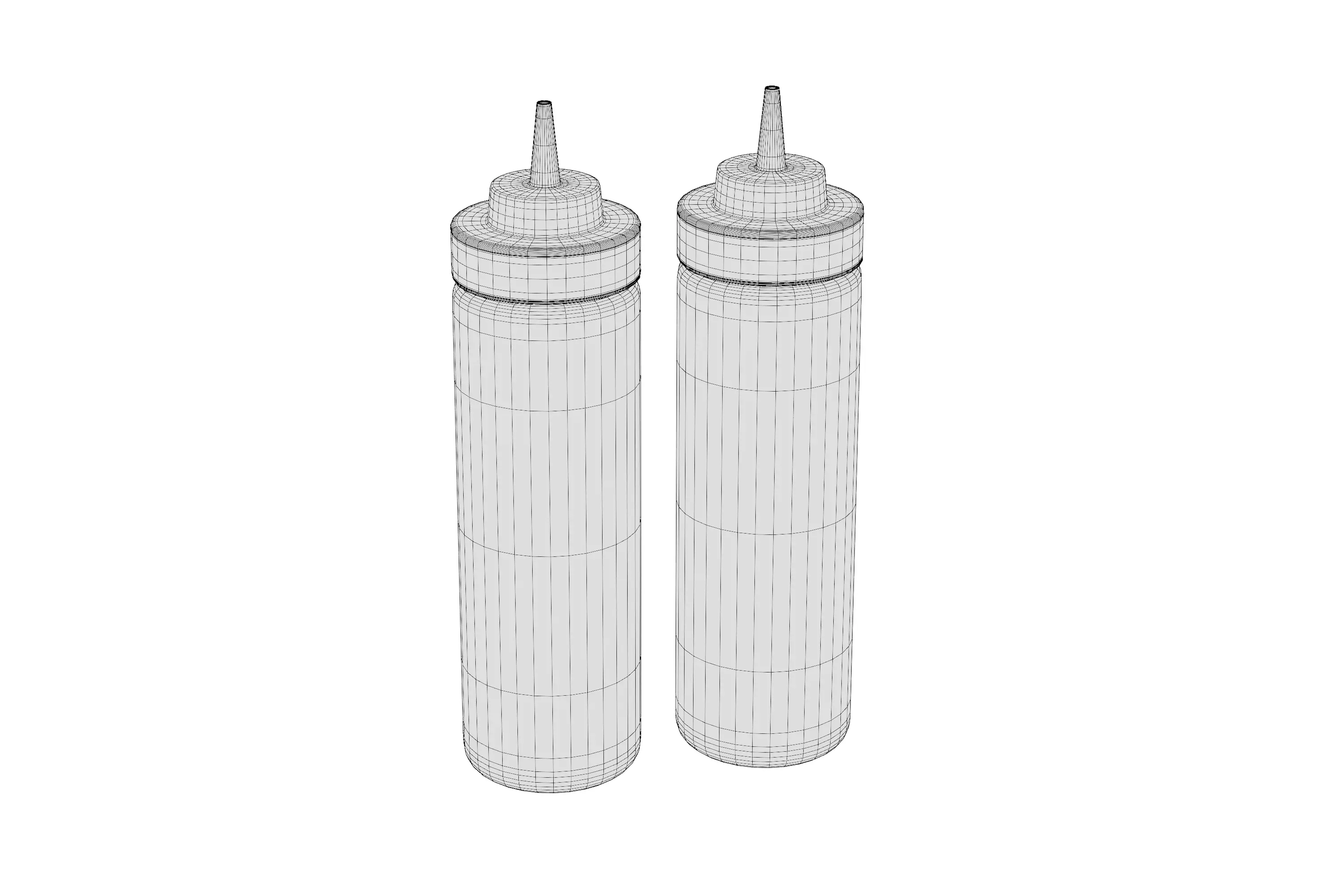 Ketchup Squeeze Bottle 3D model_5