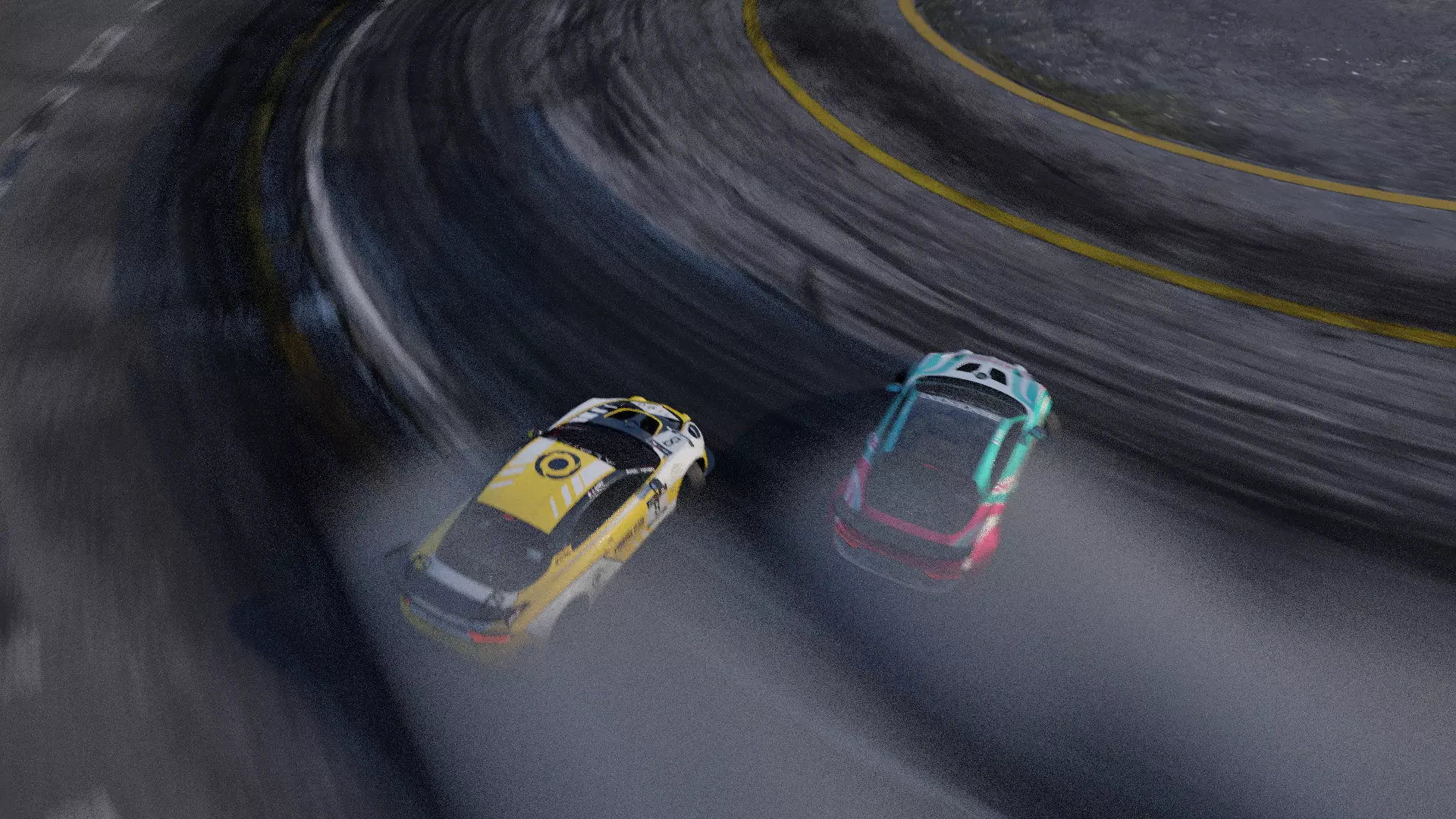 Drift car animation racing Free 3D model
