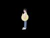 Stylized 3D Male Doctor Character - Thumbs Up with Cream Pill 3D model_1