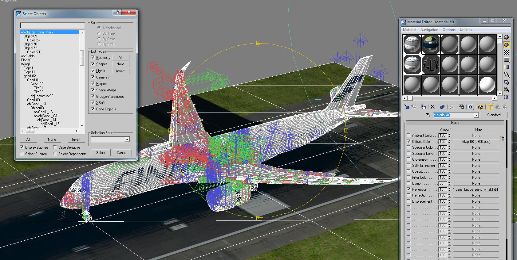 Airbus A350-900 XWB Finnair OH-LWA Low-poly 3D model_20