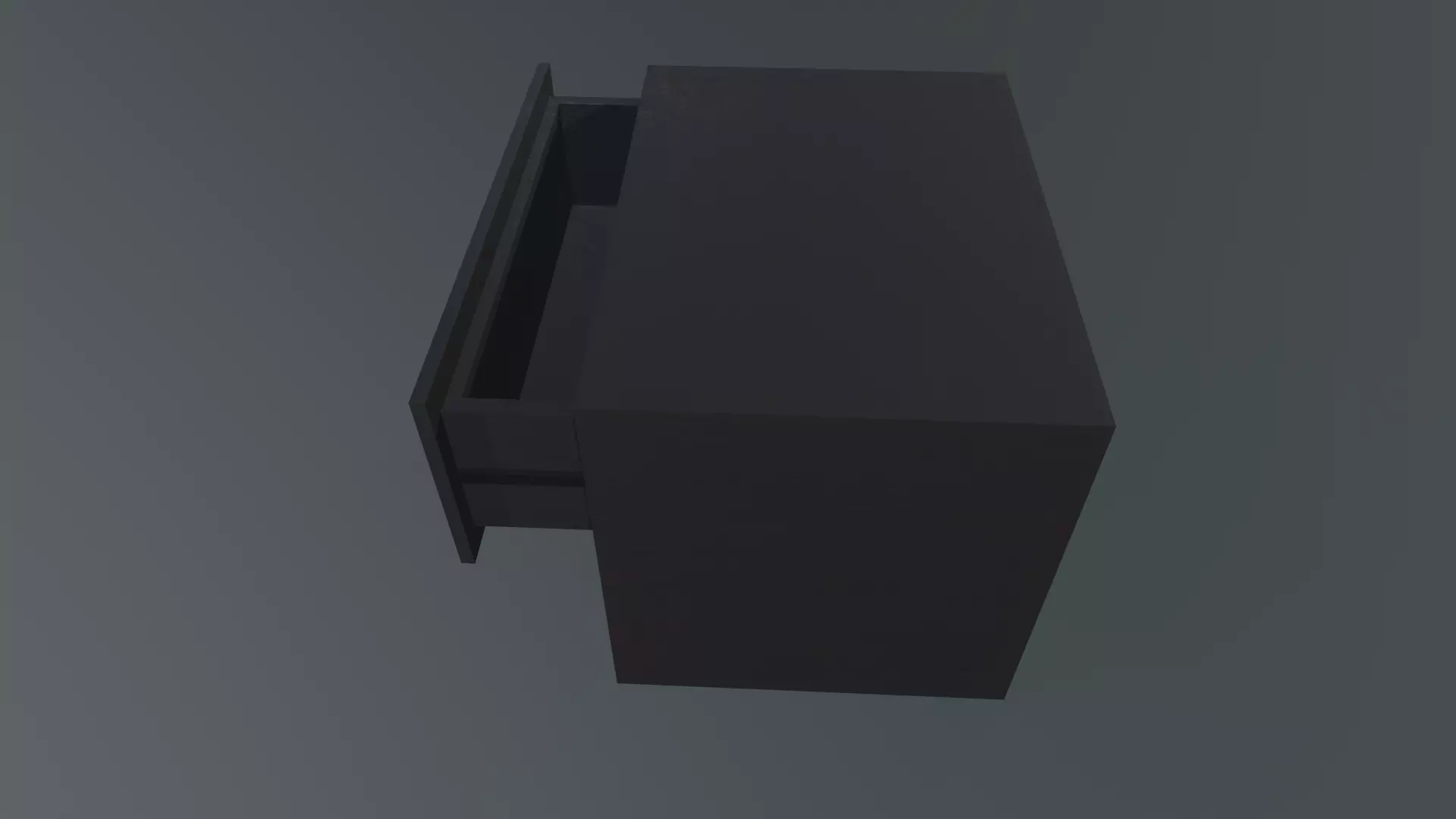 Stand Table  Low-poly 3D model_0