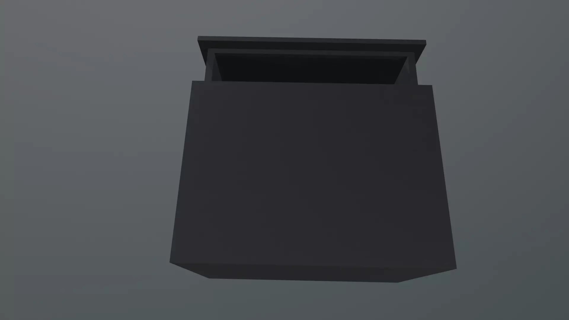 Stand Table  Low-poly 3D model_2