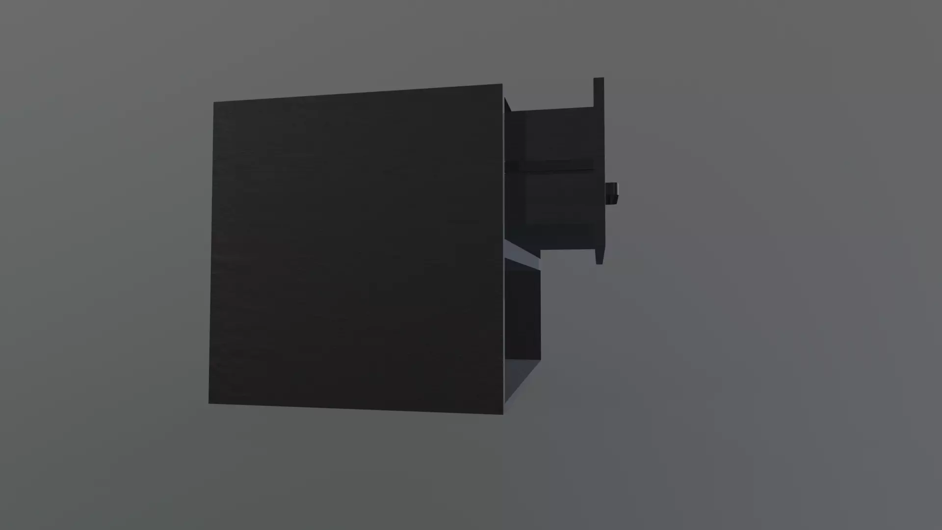 Stand Table  Low-poly 3D model_4