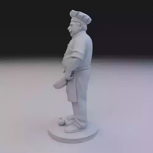 chef  kitchen 3D print model 4