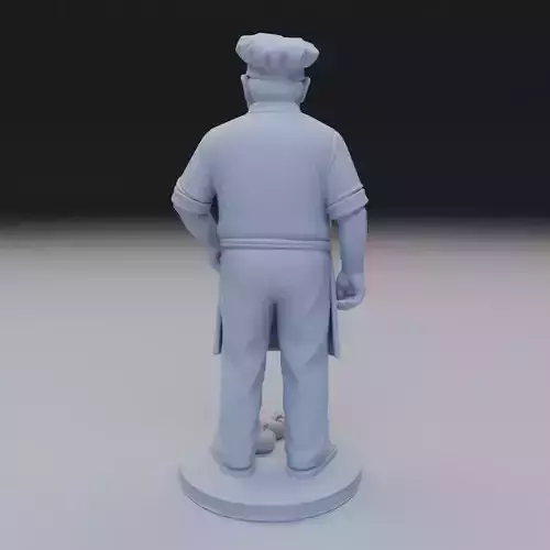 chef  kitchen 3D print model 6