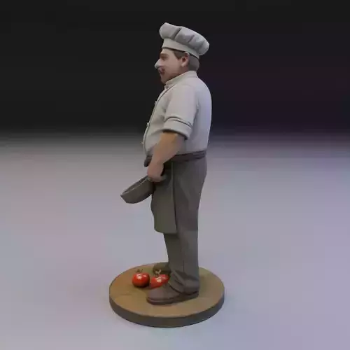 chef  kitchen 3D print model 5
