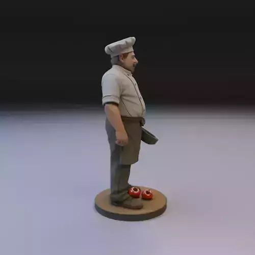 chef  kitchen 3D print model 3