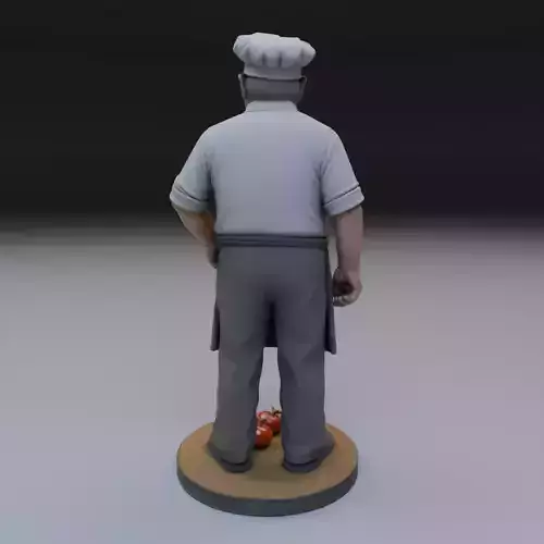 chef  kitchen 3D print model 7