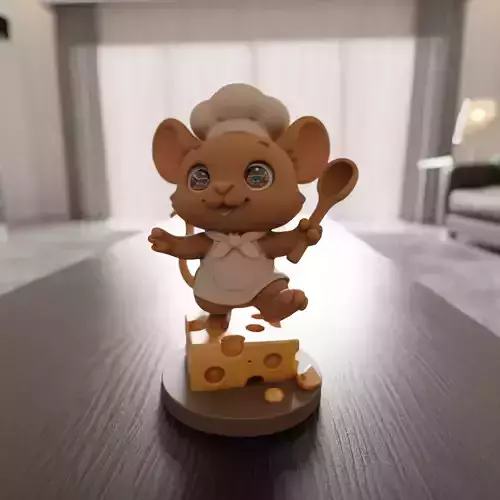 cook mouse 3D print model