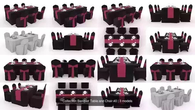 Collection Banquet Table and Chair 40