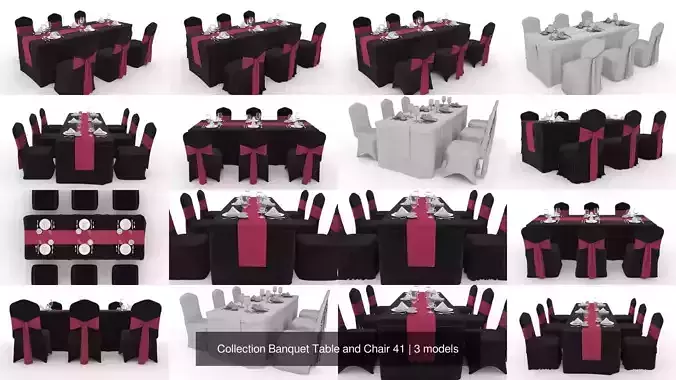 Collection Banquet Table and Chair 41