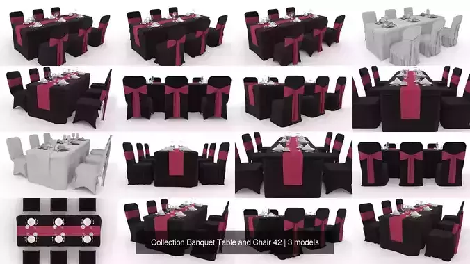 Collection Banquet Table and Chair 42