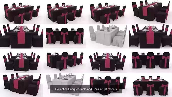 Collection Banquet Table and Chair 43