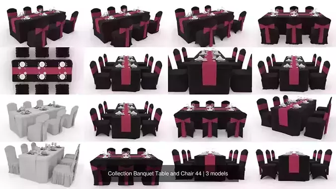 Collection Banquet Table and Chair 44
