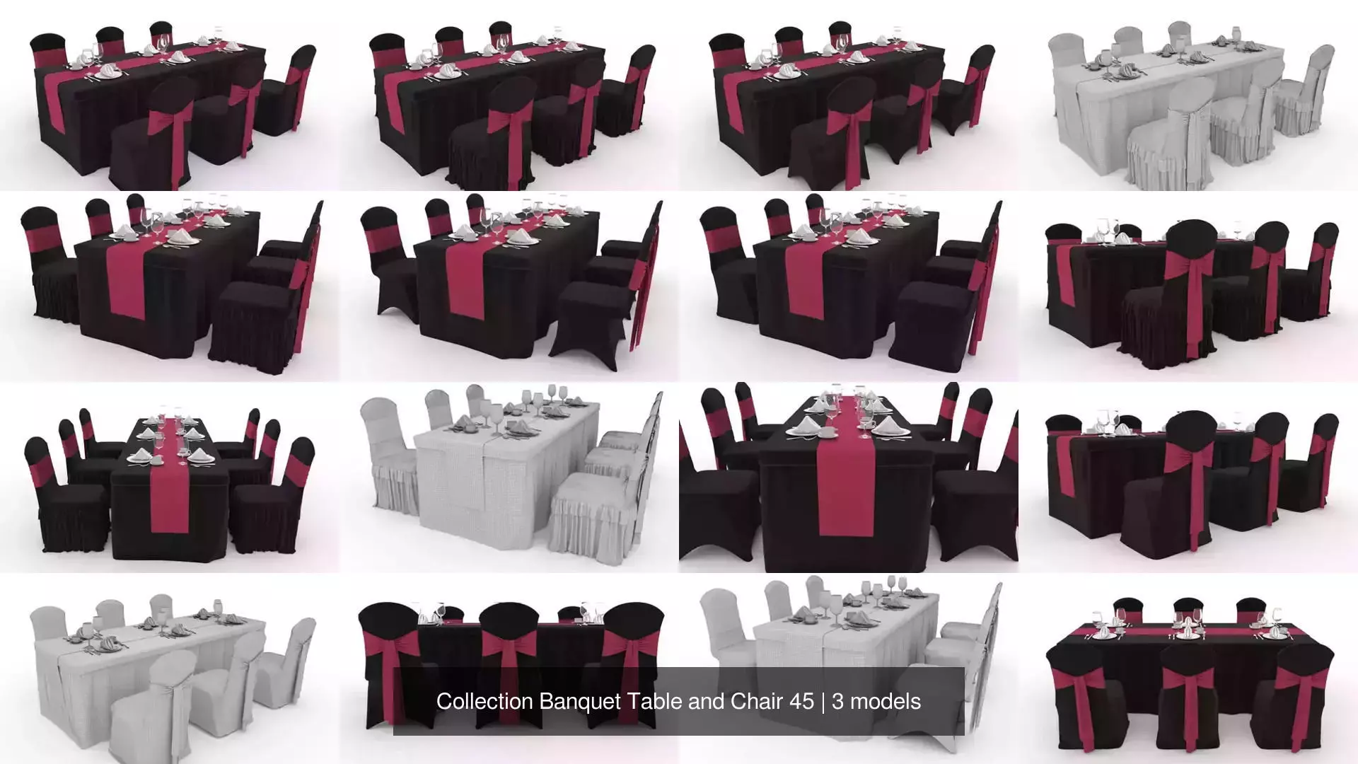 Collection Banquet Table and Chair 45 _1