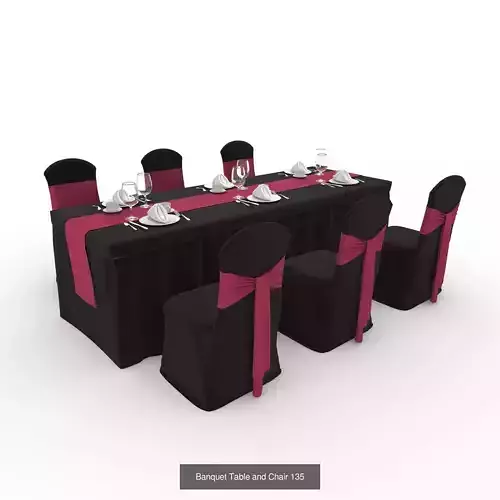 Collection Banquet Table and Chair 45 