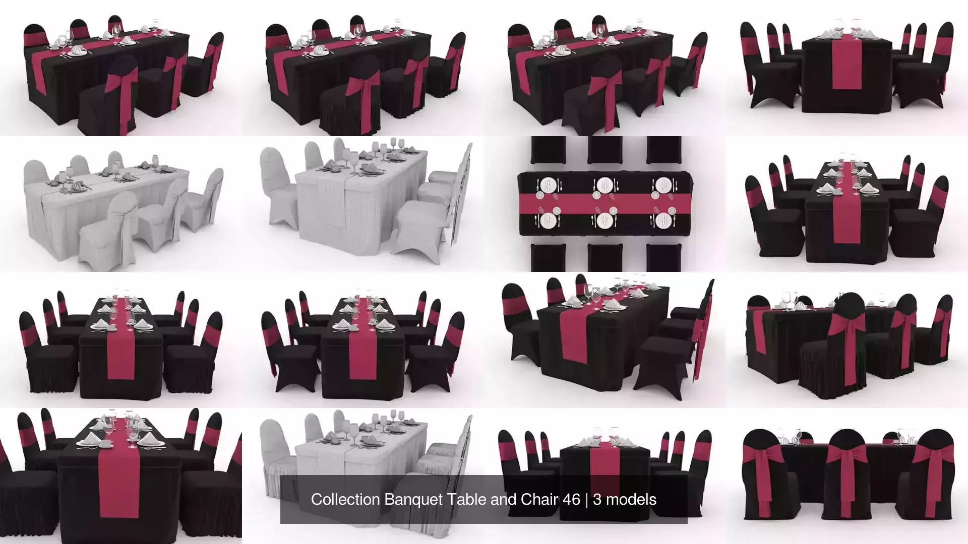 Collection Banquet Table and Chair 46 _1