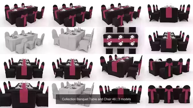 Collection Banquet Table and Chair 46
