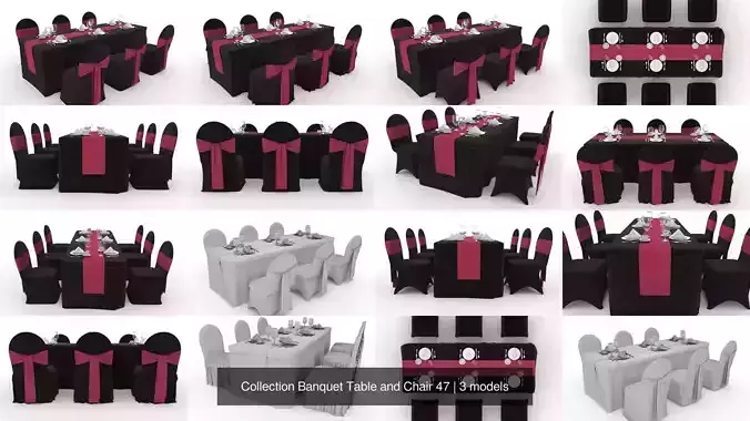 Collection Banquet Table and Chair 47