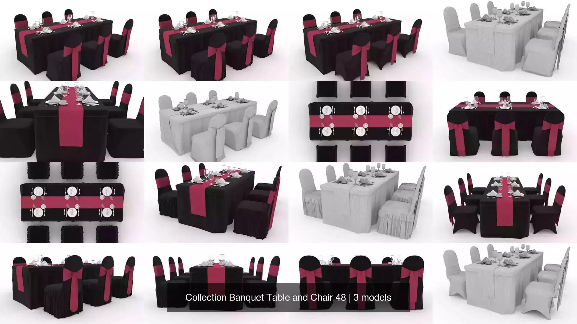 Collection Banquet Table and Chair 48 _1