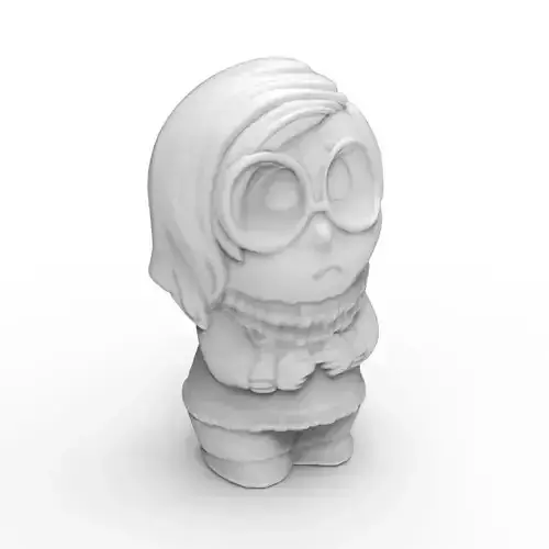  Sadness - Inside Out 3D Figure - STL and Original 3D Scan 3D print model