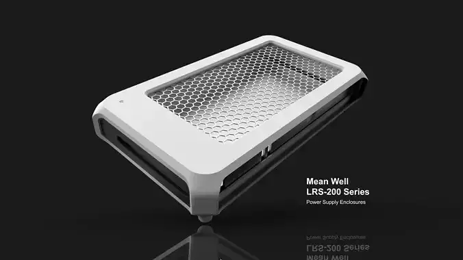 Mean Well LRS-200 Series Power Supply Enclosure 3D print model