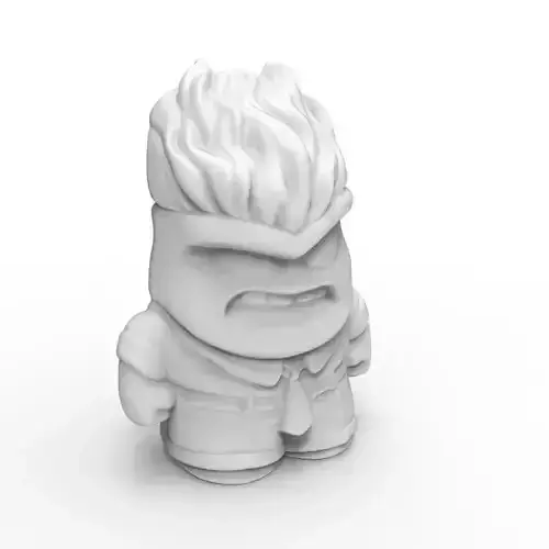 Anger - Inside Out 3D Figure - STL and Original 3D Scan 3D print model