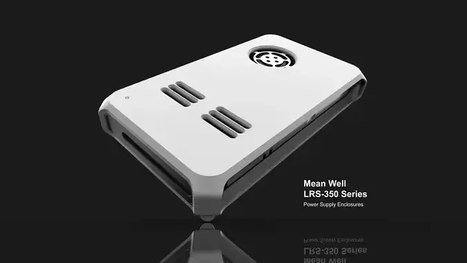 Mean Well LRS-350 Series Power Supply Enclosure 3D print model