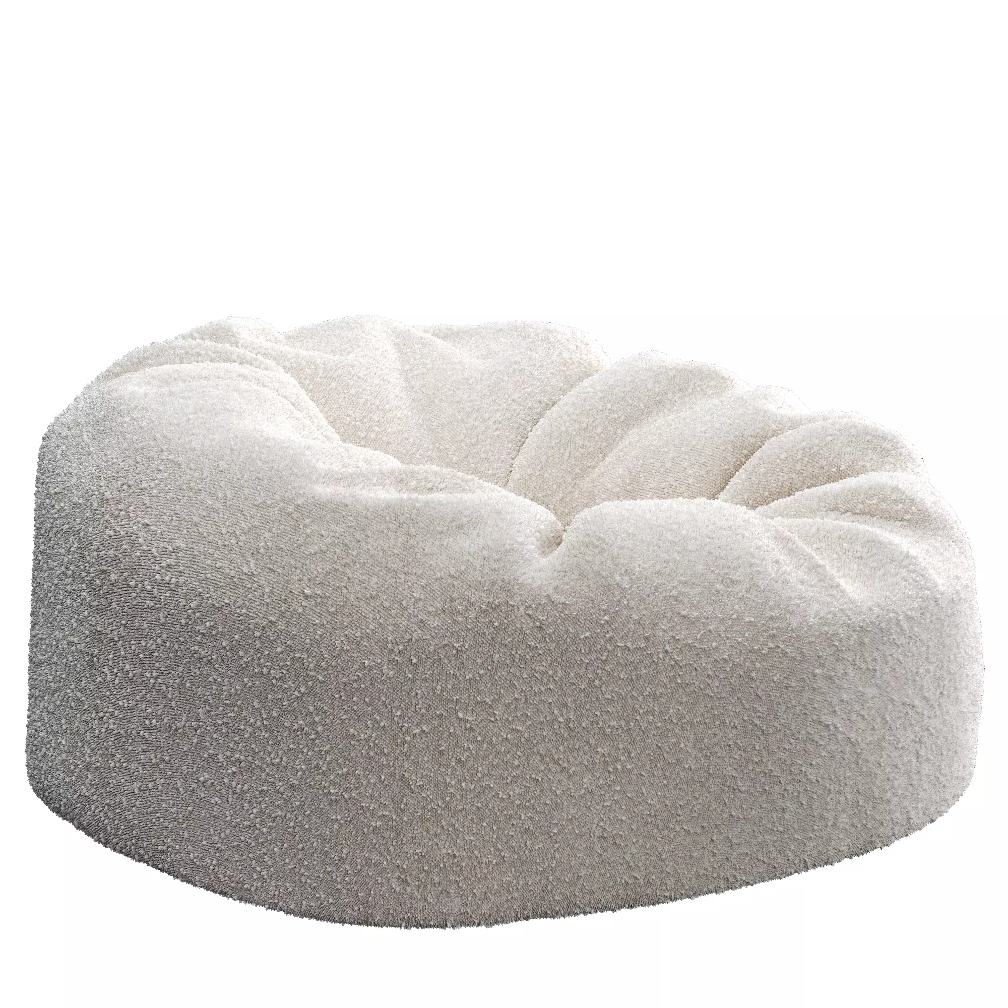 Bean Bag Low-poly 3D model_32