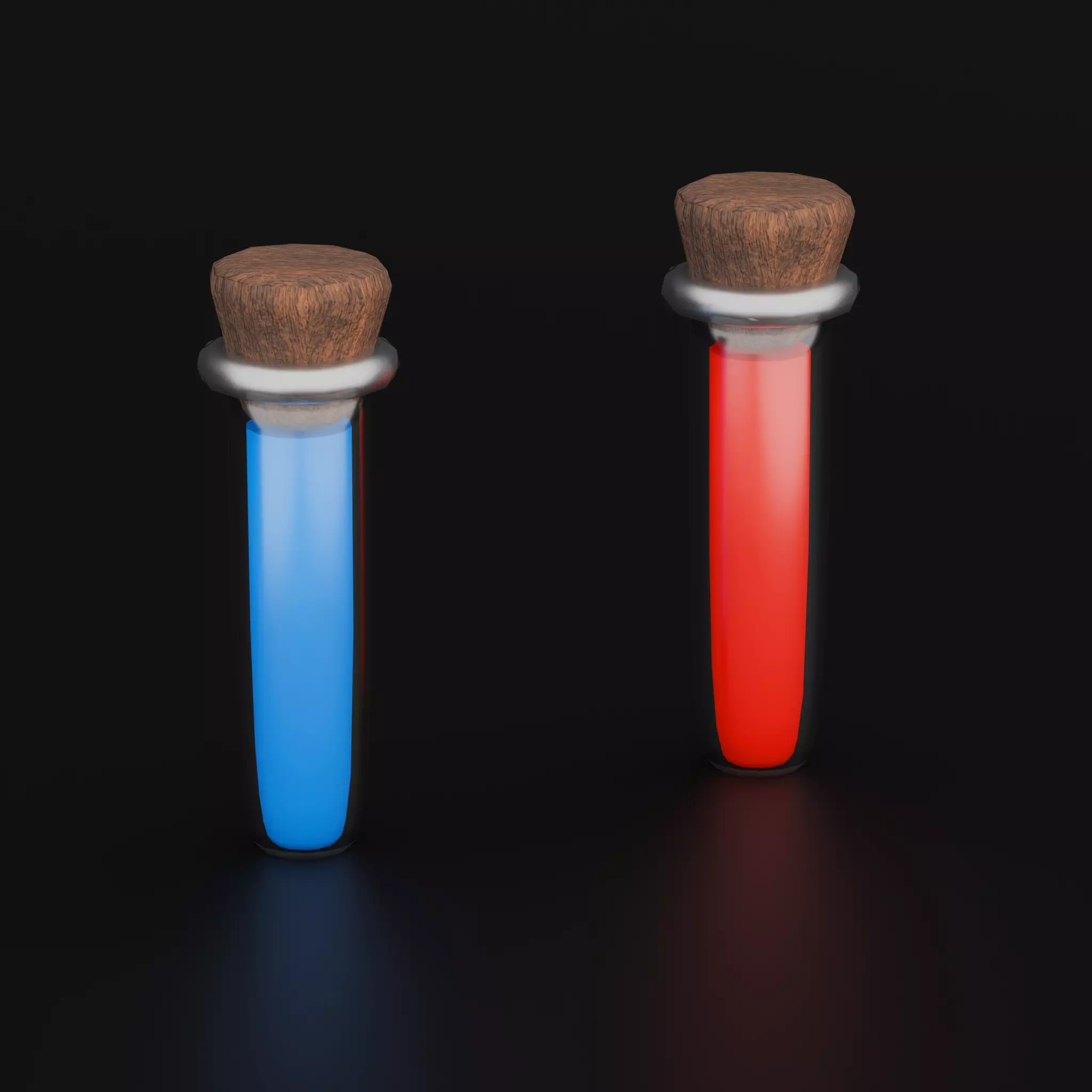 Low-Poly RPG Potions Pack - Game Ready Pack Low-poly 3D model_3