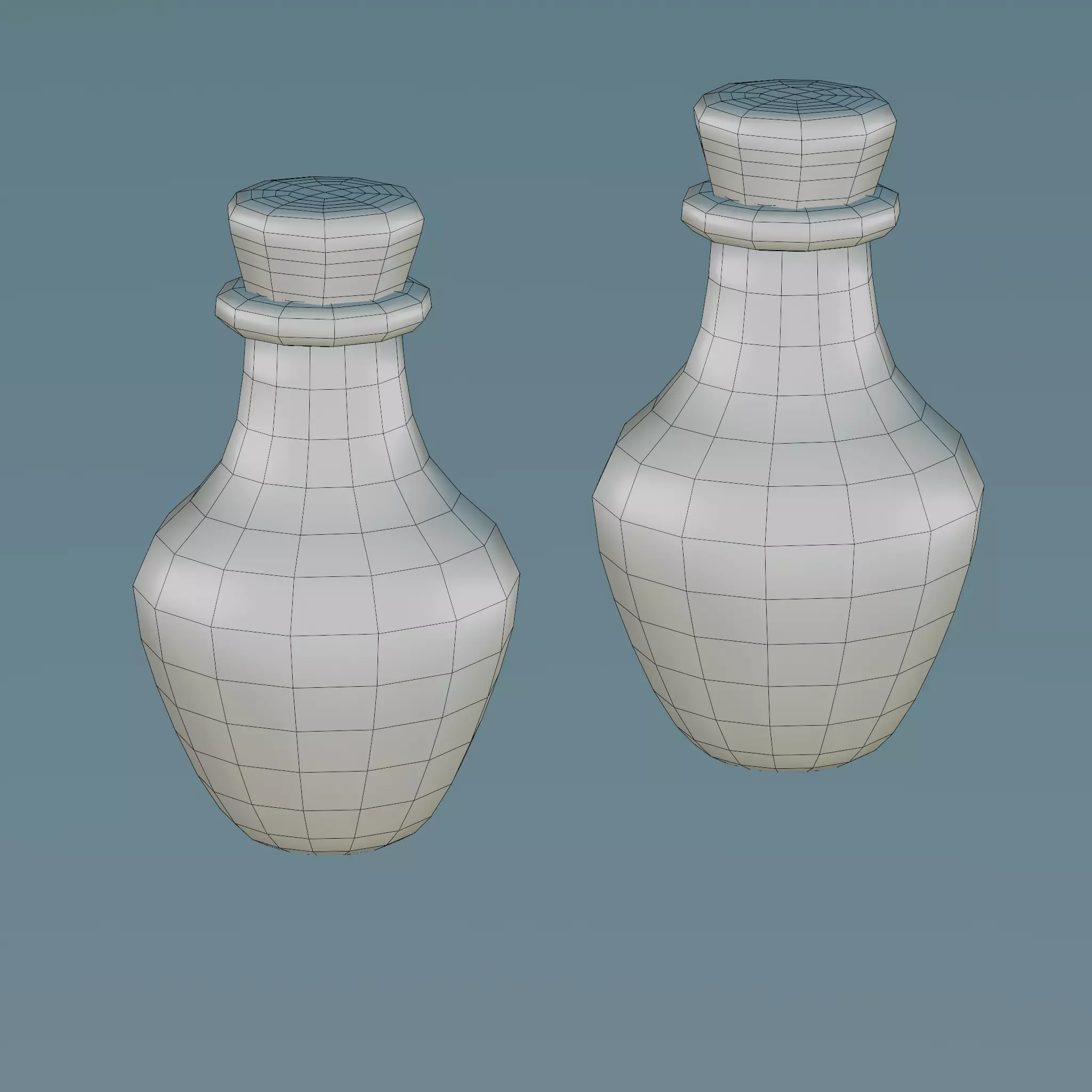 Low-Poly RPG Potions Pack - Game Ready Pack Low-poly 3D model_6