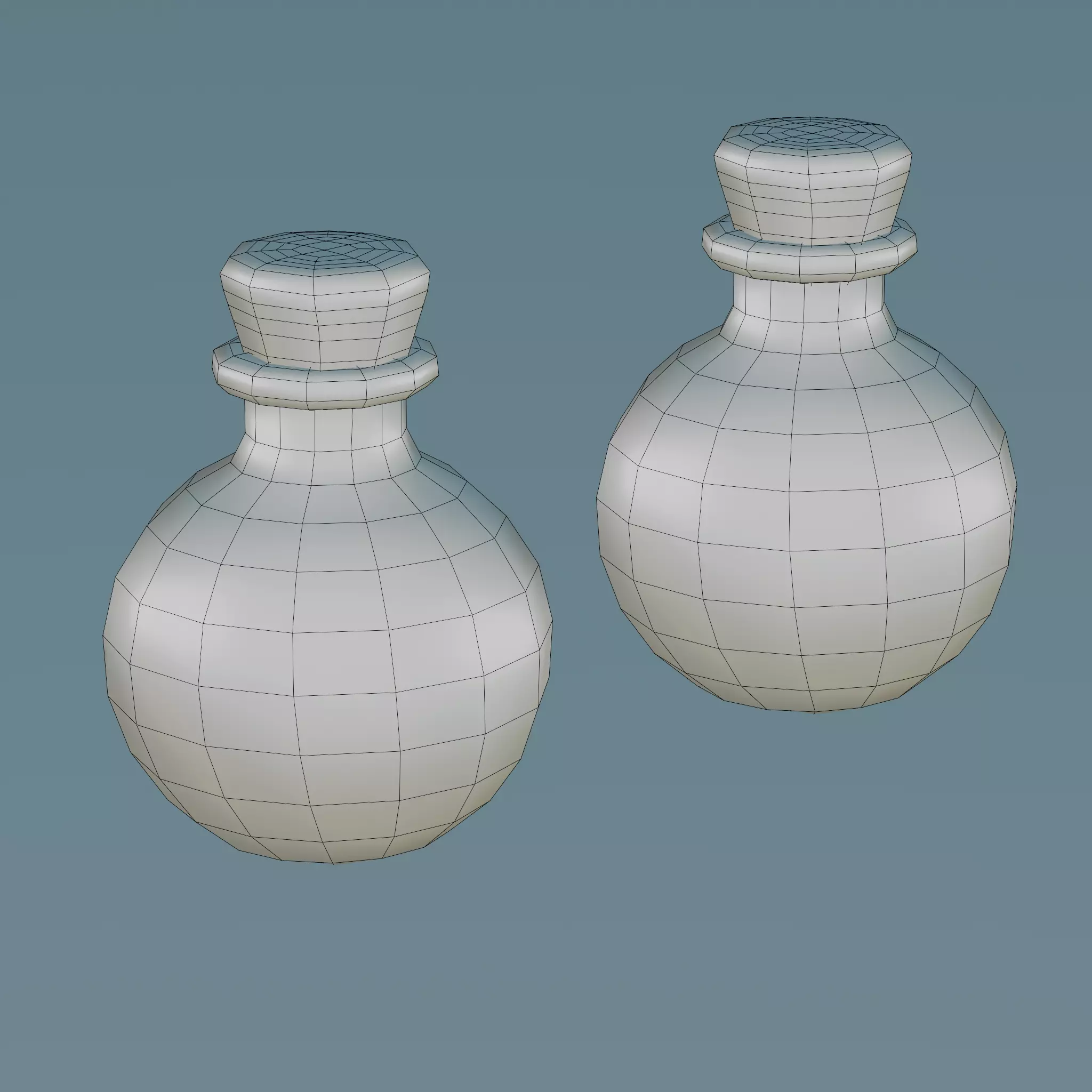 Low-Poly RPG Potions Pack - Game Ready Pack Low-poly 3D model_8