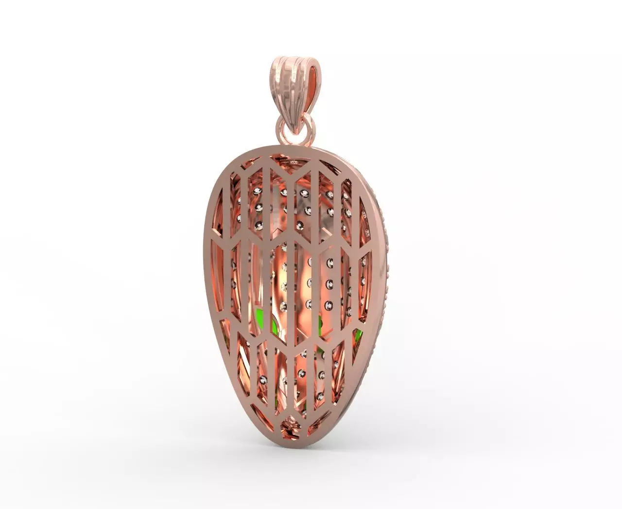 bvlgari serpenti kolye 3D print model_2