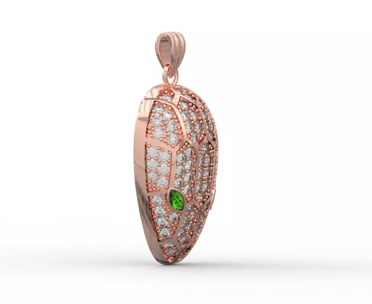 bvlgari serpenti kolye 3D print model_1