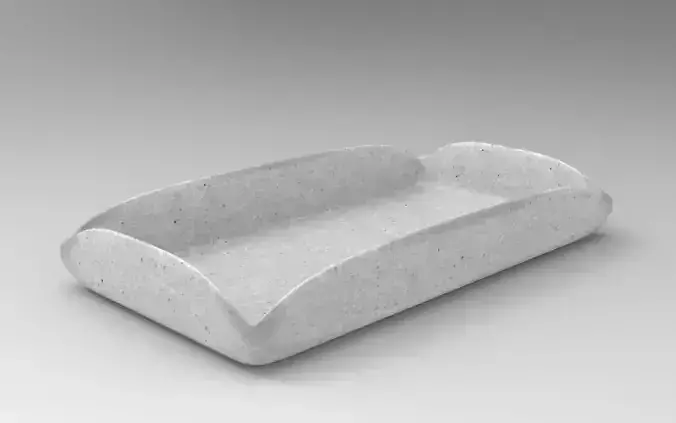 Mol Ashtray Low-poly 3D model