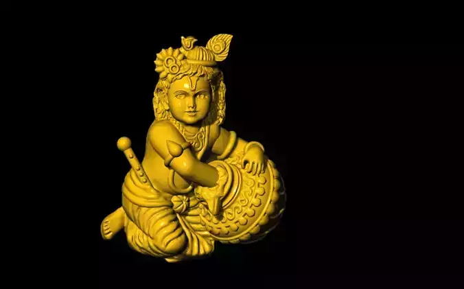 little krishna 3d printed model 3D print model