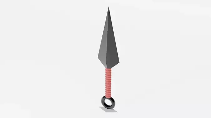 3D Kunai model Low-poly 3D model