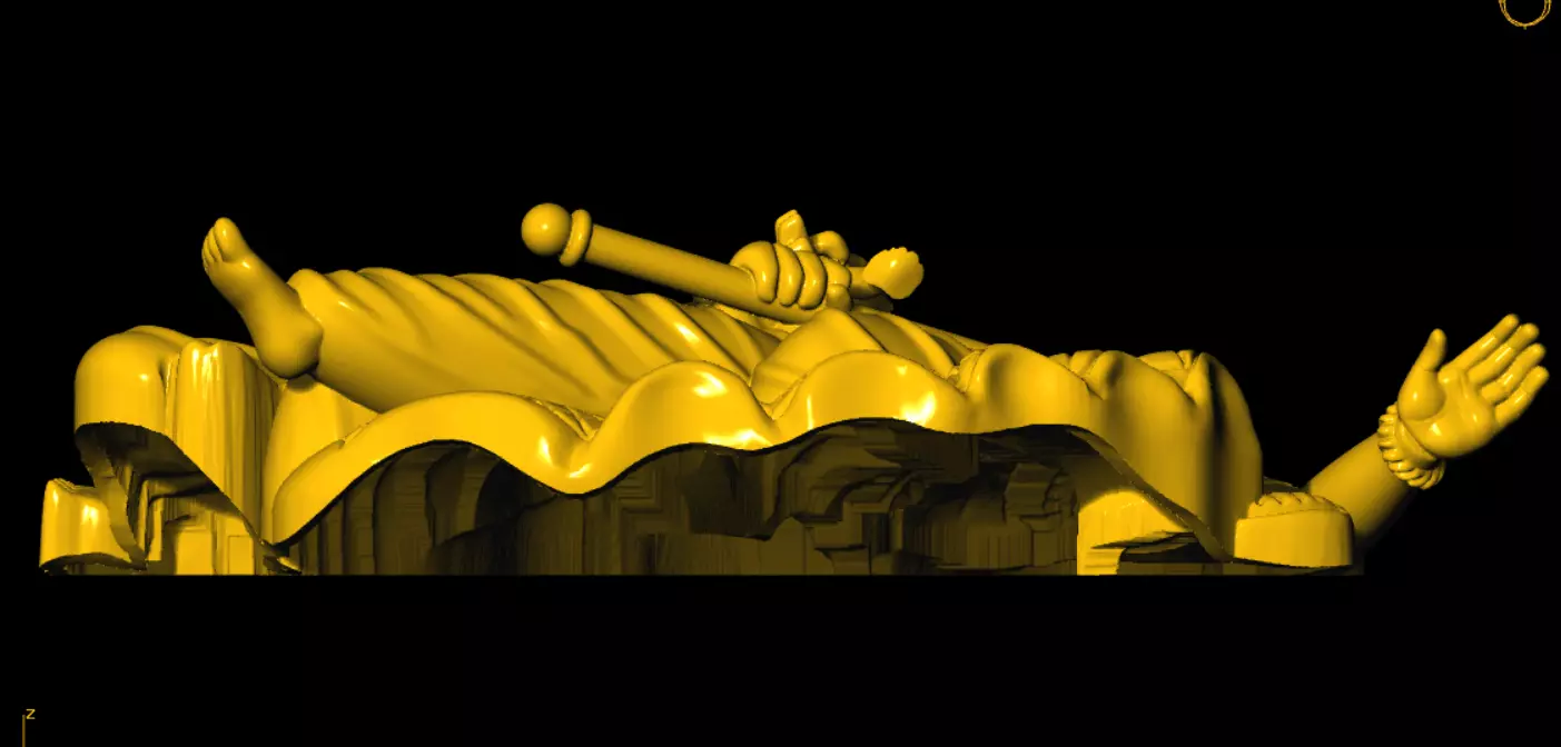 radha krishna 3d printed model 3D print model_4