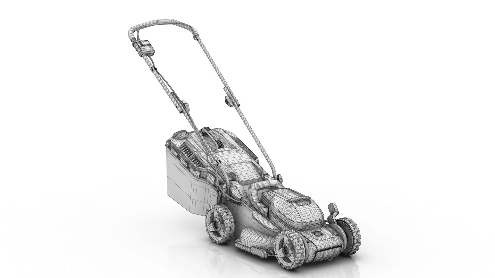 WORX Lawn Mower 3D model_9