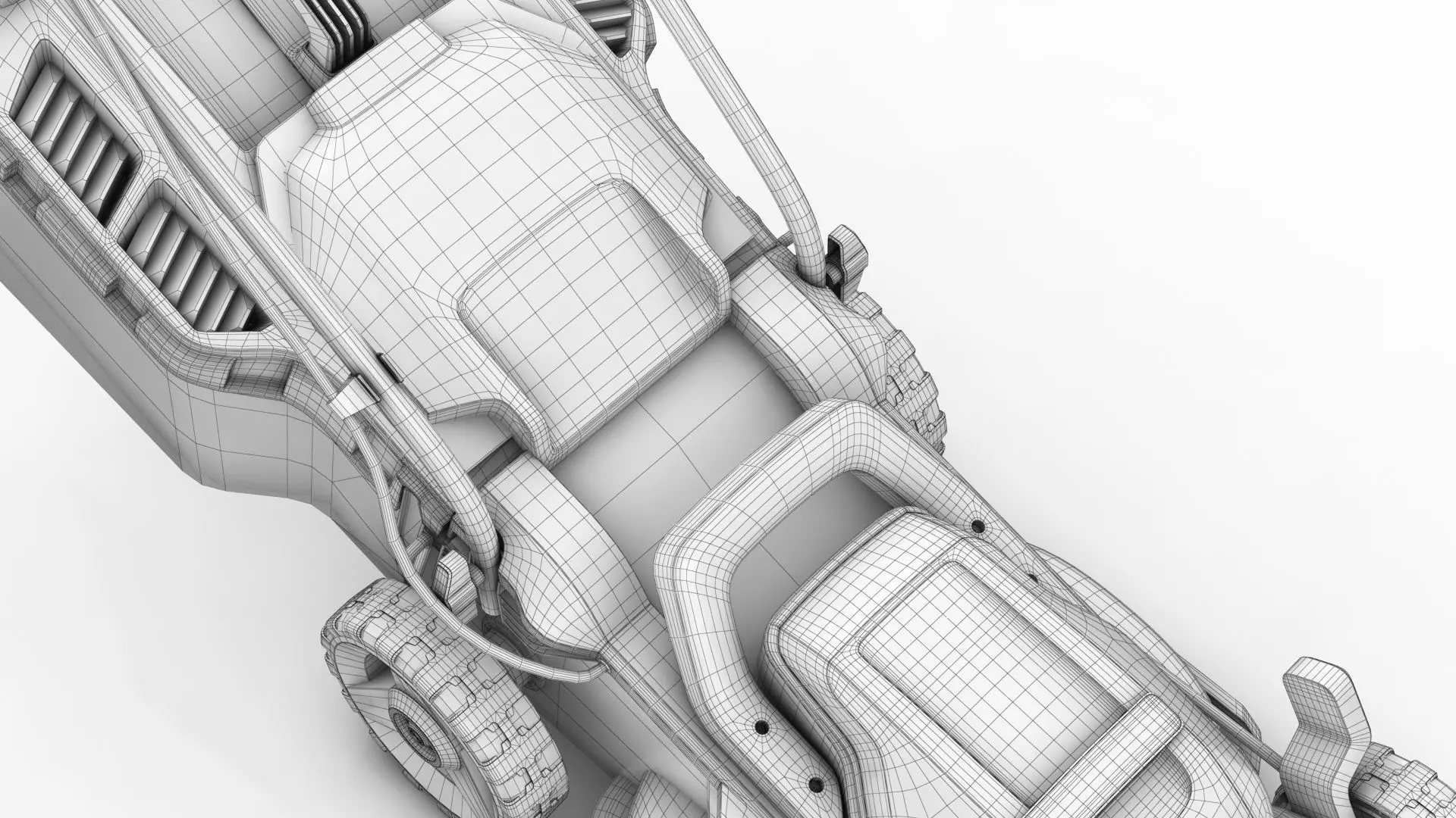 WORX Lawn Mower 3D model_16