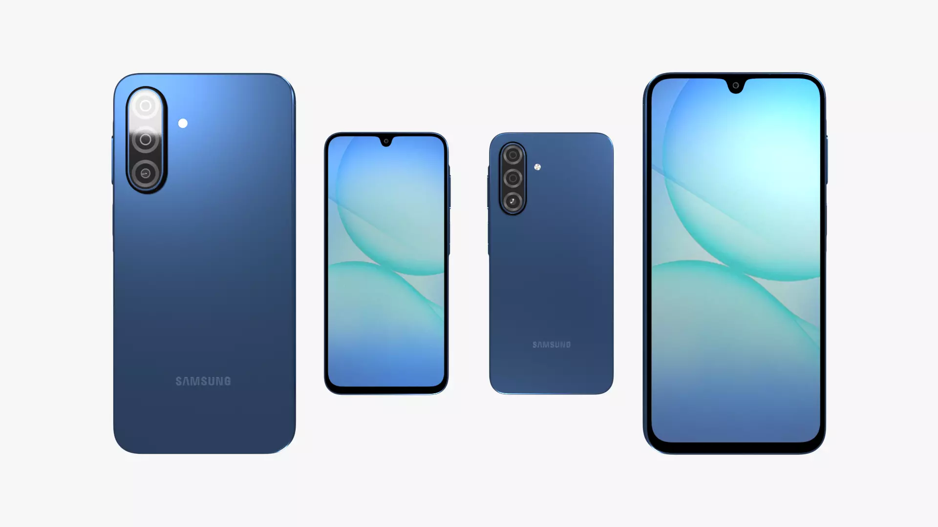 Samsung Galaxy A17 All Color Low-poly 3D model_8